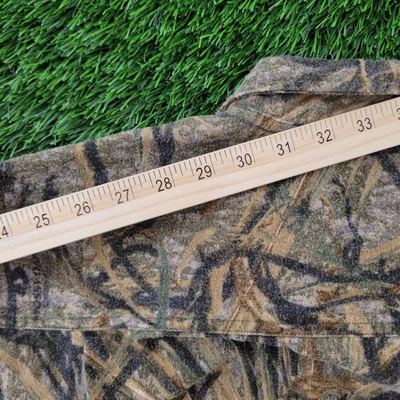 Cabelas Camo Jacket L/XL 26x28 Brown Hunting Baggy Rugged - Picture 3 of 14